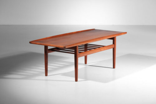 table basse danoise scandinave en teck par grete jalk - J071