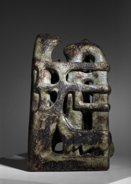 grande sculpture par  olivier petit en céramique pièce unique - J030 