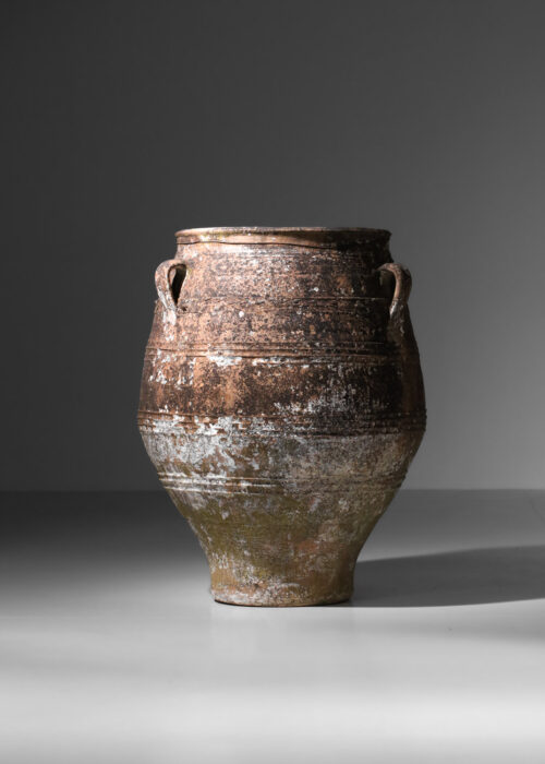 ancienne jarre amphore méditerranéenne à huile d'olives XIX siècle