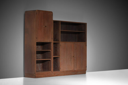 meuble en chêne cerusé des années 50 - I688