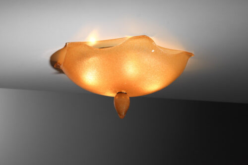 plafonnier italien de murano par la murrina années 80 J114