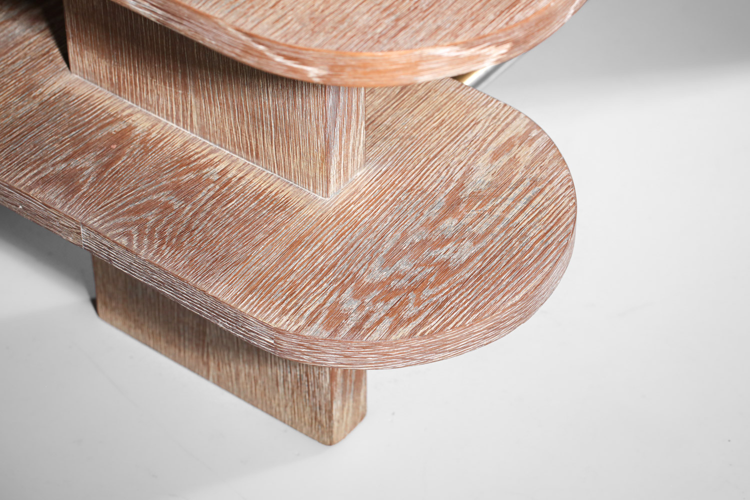 bureau moderrniste en chêne cérusé style jean michel frank années 40 - J431 bureau moderrniste en chêne cérusé style jean michel frank années 40 - J431