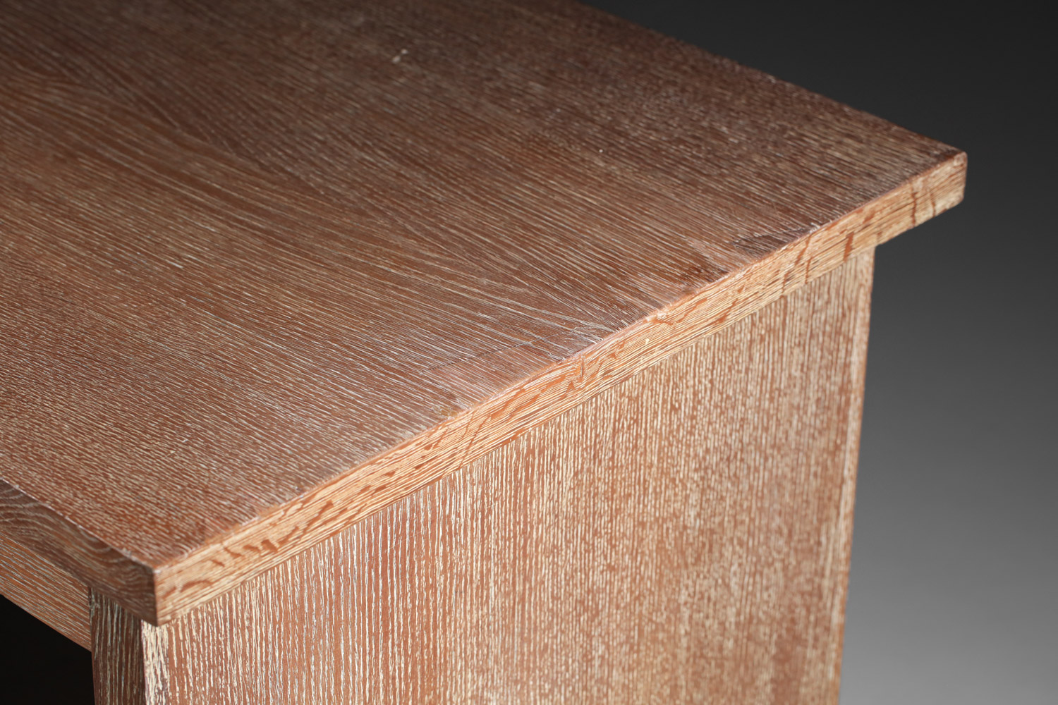 bureau moderrniste en chêne cérusé style jean michel frank années 40 - J431 bureau moderrniste en chêne cérusé style jean michel frank années 40 - J431