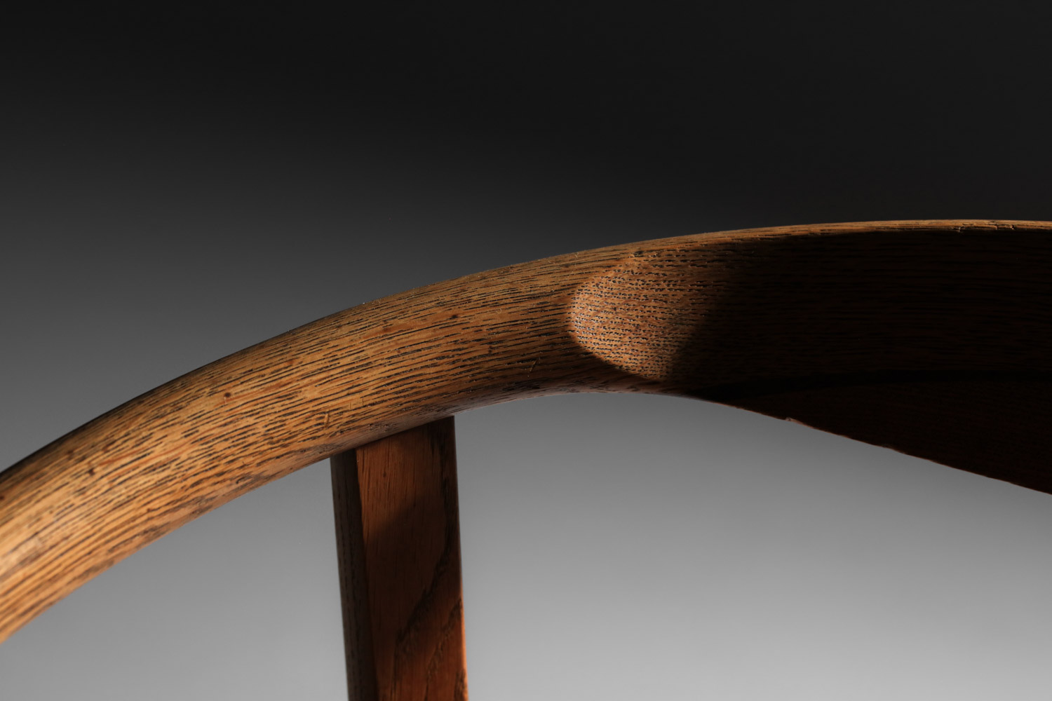 fauteuil de bureau hans wegner PP203 en chêne massif originale années 50 - J444 fauteuil de bureau hans wegner PP203 en chêne massif originale années 50 - J444