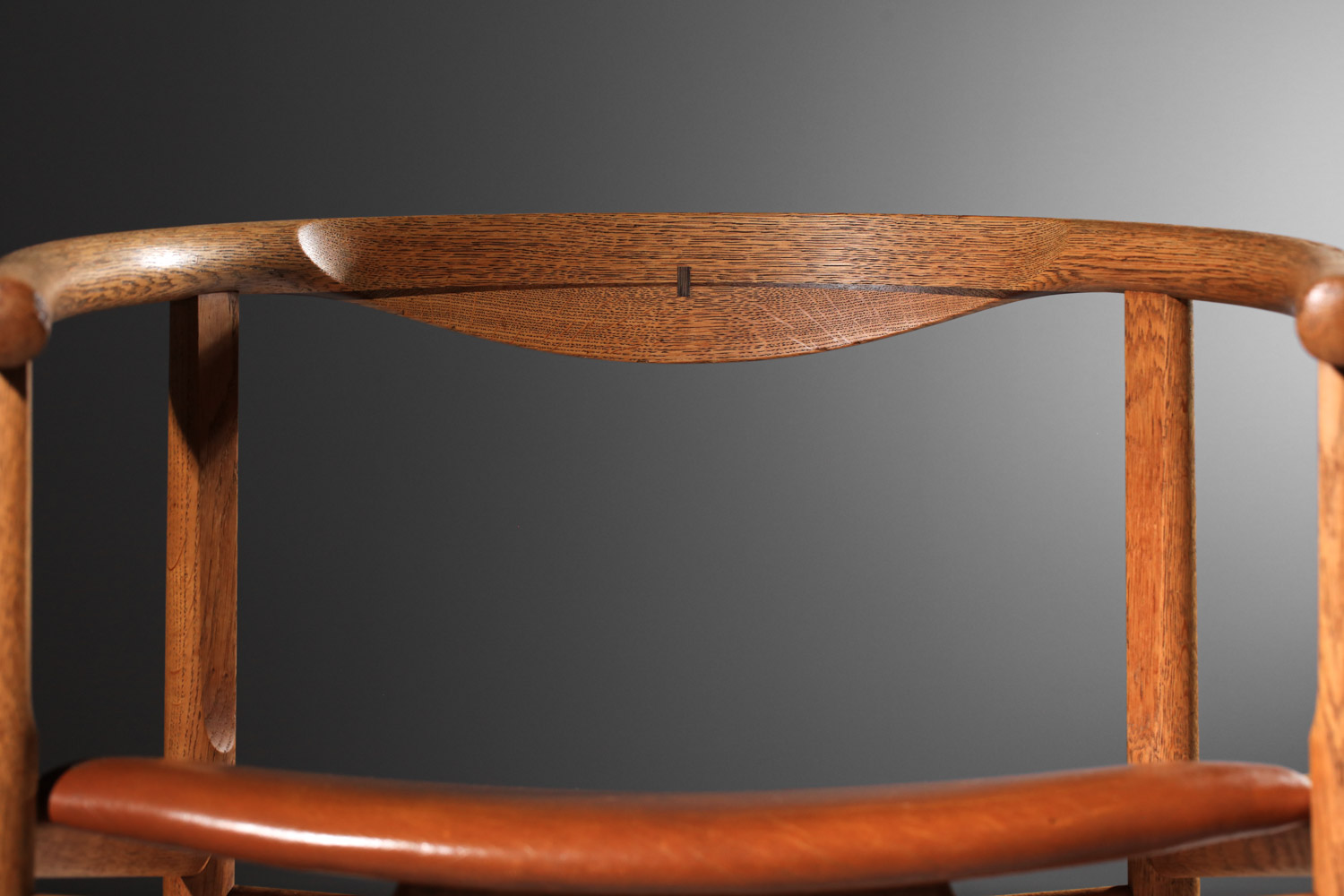 fauteuil de bureau hans wegner PP203 en chêne massif originale années 50 - J444 fauteuil de bureau hans wegner PP203 en chêne massif originale années 50 - J444