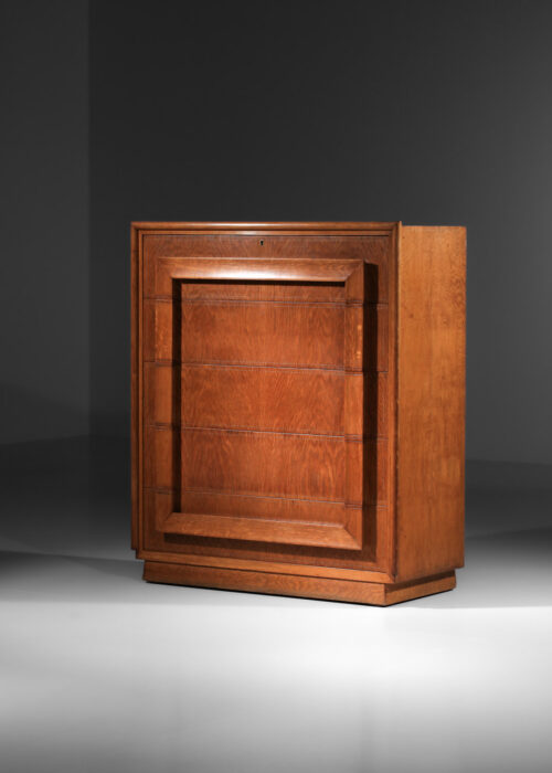 grande commode andré sornay en chêne cérusé des années 40 - J432