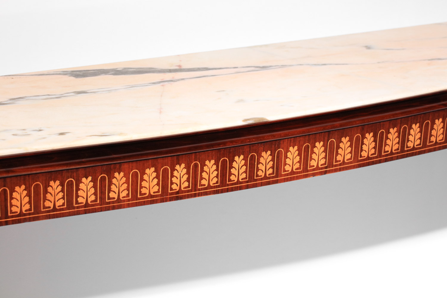 console itaienne attribué à paolo buffa marbre et marqueterie années 50 J327 console itaienne attribué à paolo buffa marbre et marqueterie années 50 J327