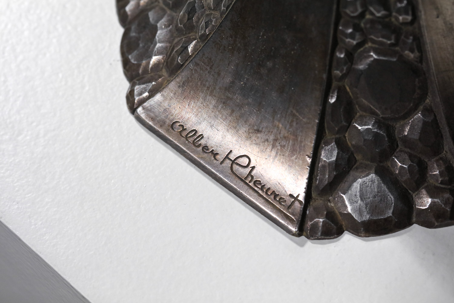 petite lampe de table albert cheuret en bronze nickelé et albatre - J349 petite lampe de table albert cheuret en bronze nickelé et albatre - J349