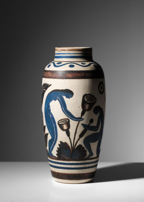 grand vase en céramique Primavera attr à rene buthaud années 30 - H590