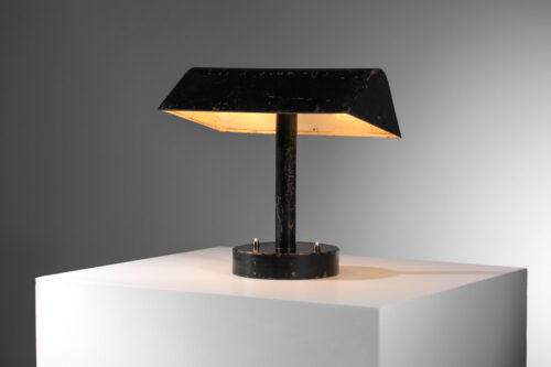 Lampe de table orientable des années 1950 dans le style de Le Corbusier- H414