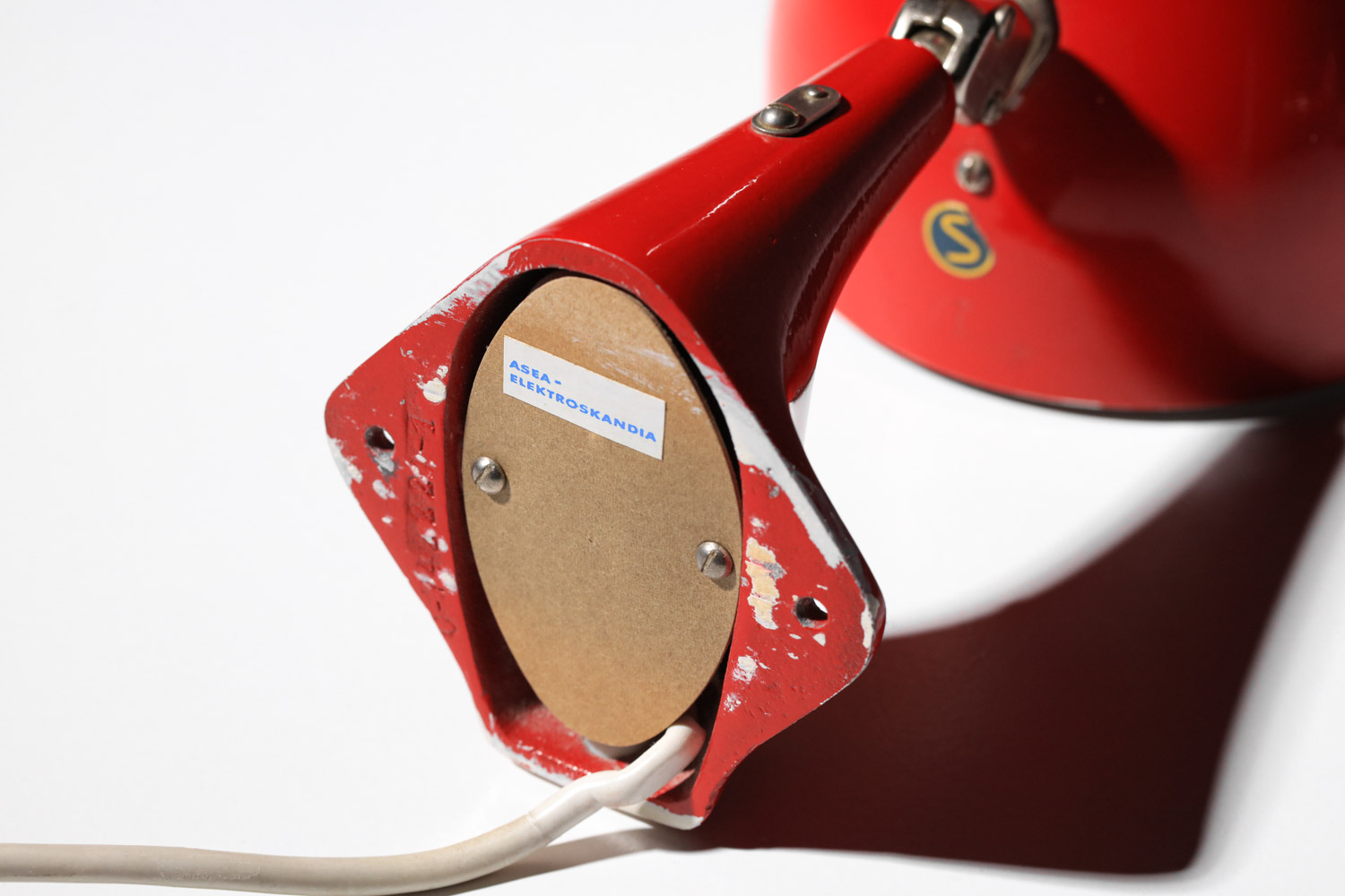 paire d'applique spots suedoises asea rouges années 60 -G107 paire d'applique spots suedoises asea rouges années 60 -G107