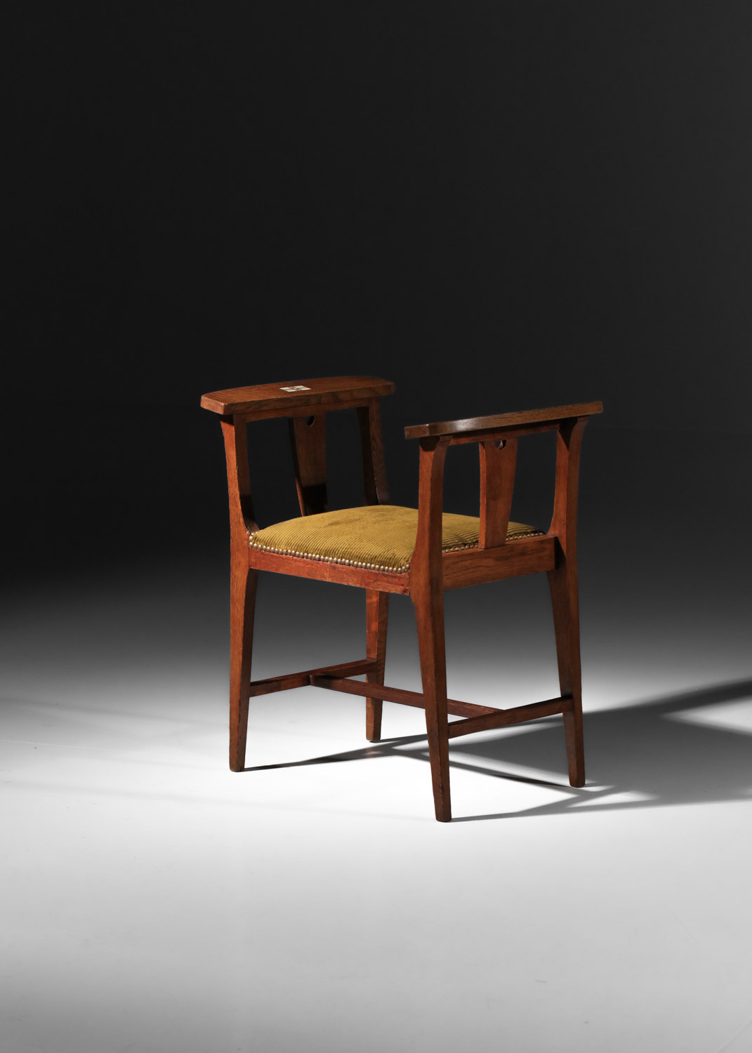 tabouret attribué à Willem Penaat en chêne années 20 - H194 tabouret attribué à Willem Penaat en chêne années 20 - H194
