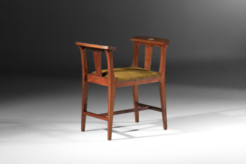 tabouret attribué à Willem Penaat en chêne années 20 - H194